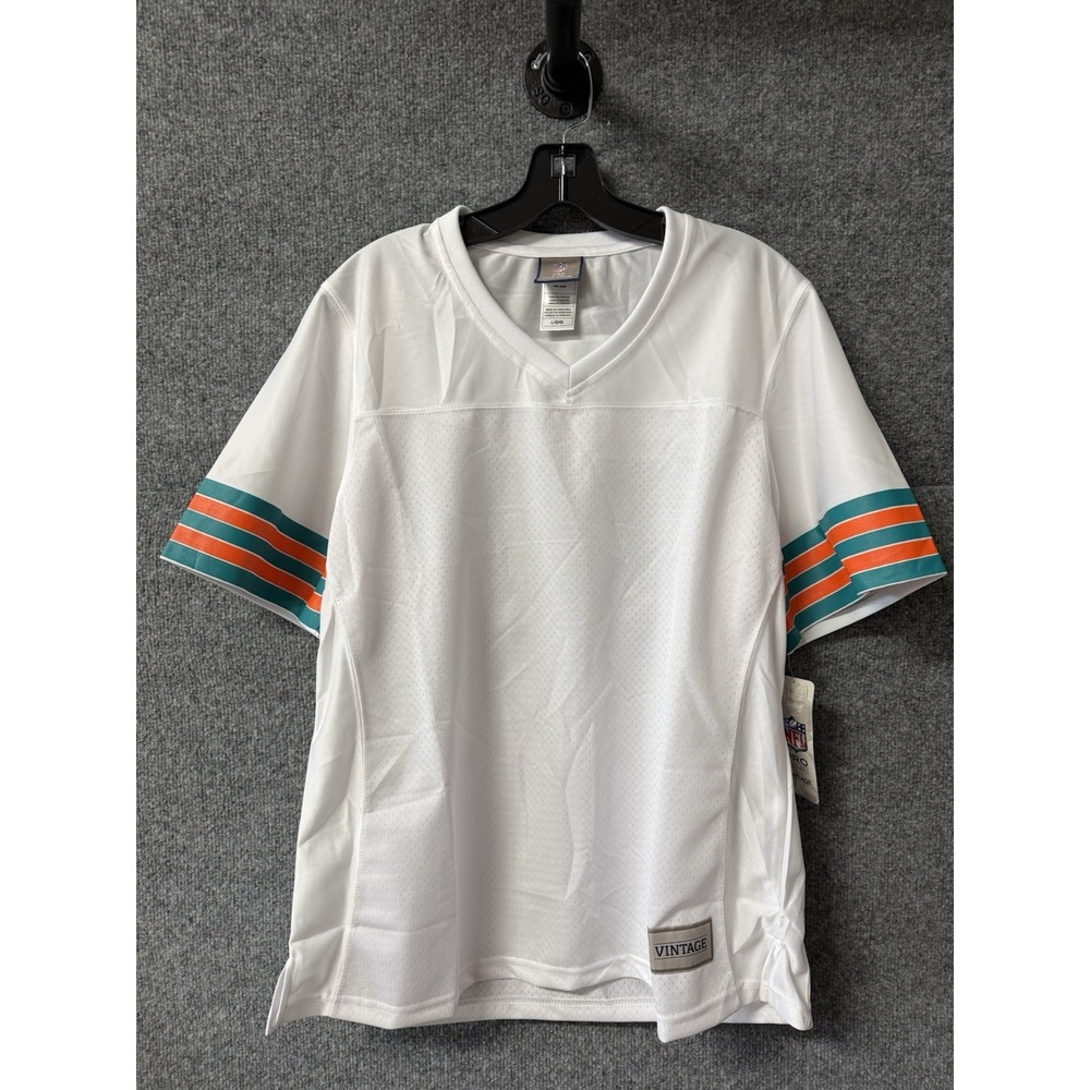 Vintage Miami‎ Dolphins NFL Pro Line Jersey Large White New With Tags R12